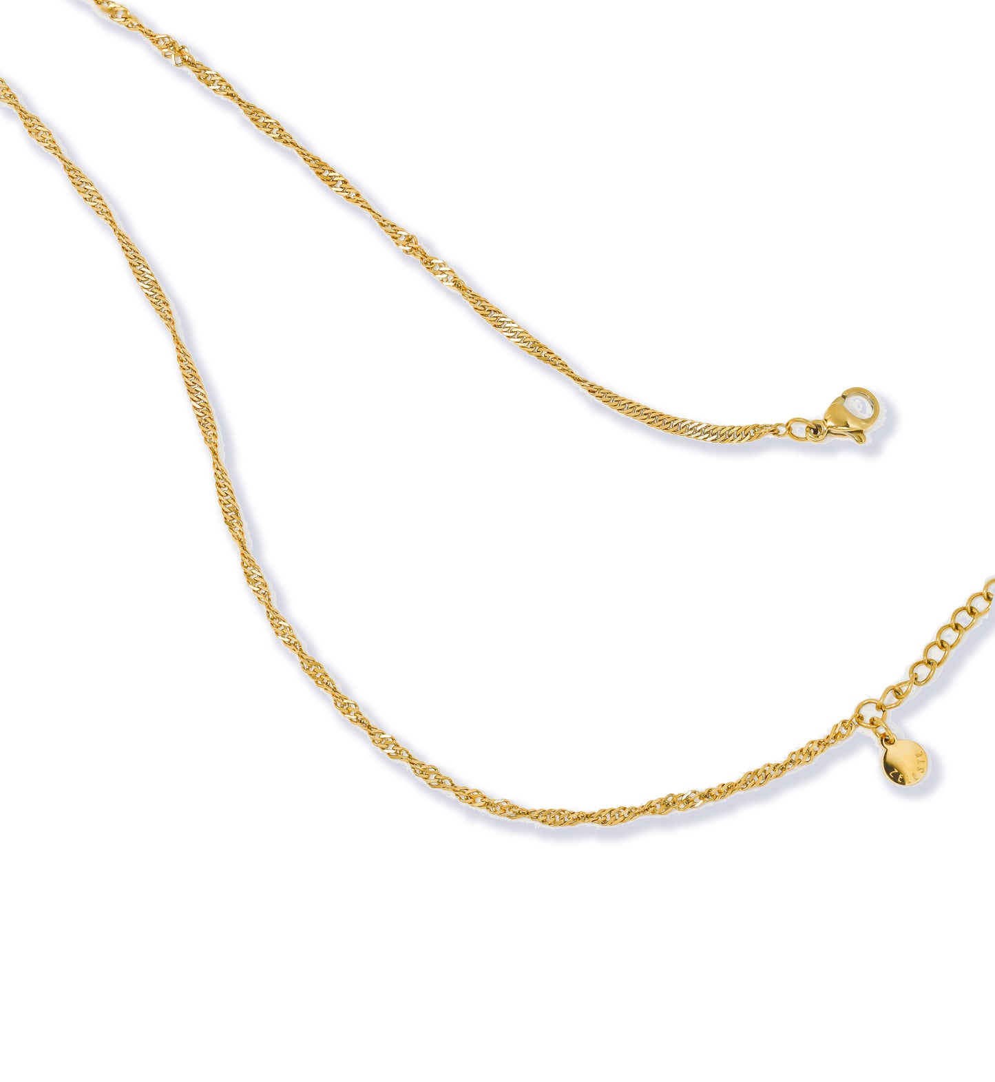 Monica Flowing Curvy Necklace